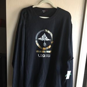 LRG black crewneck sweater size 3XL